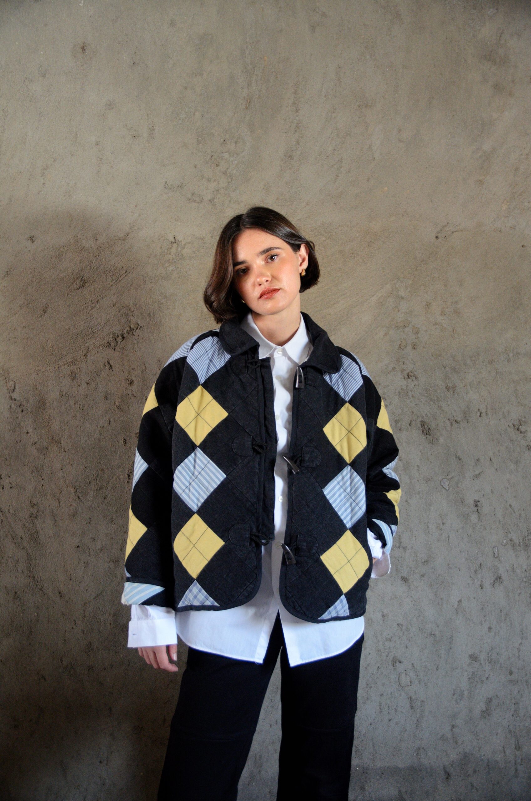 Manteau Antsa noir zoom